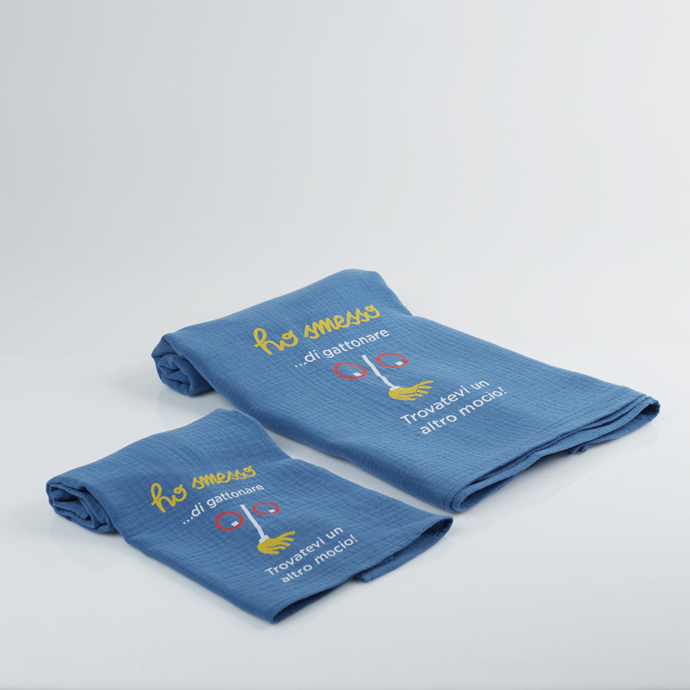 Set Asciugamani | Blu