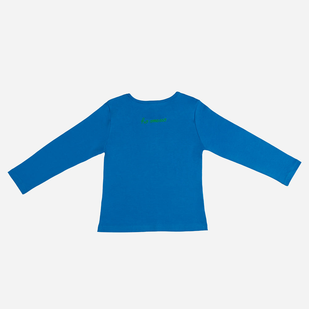 Men's Blue Pajamas "Ask Mom" 2-piece set