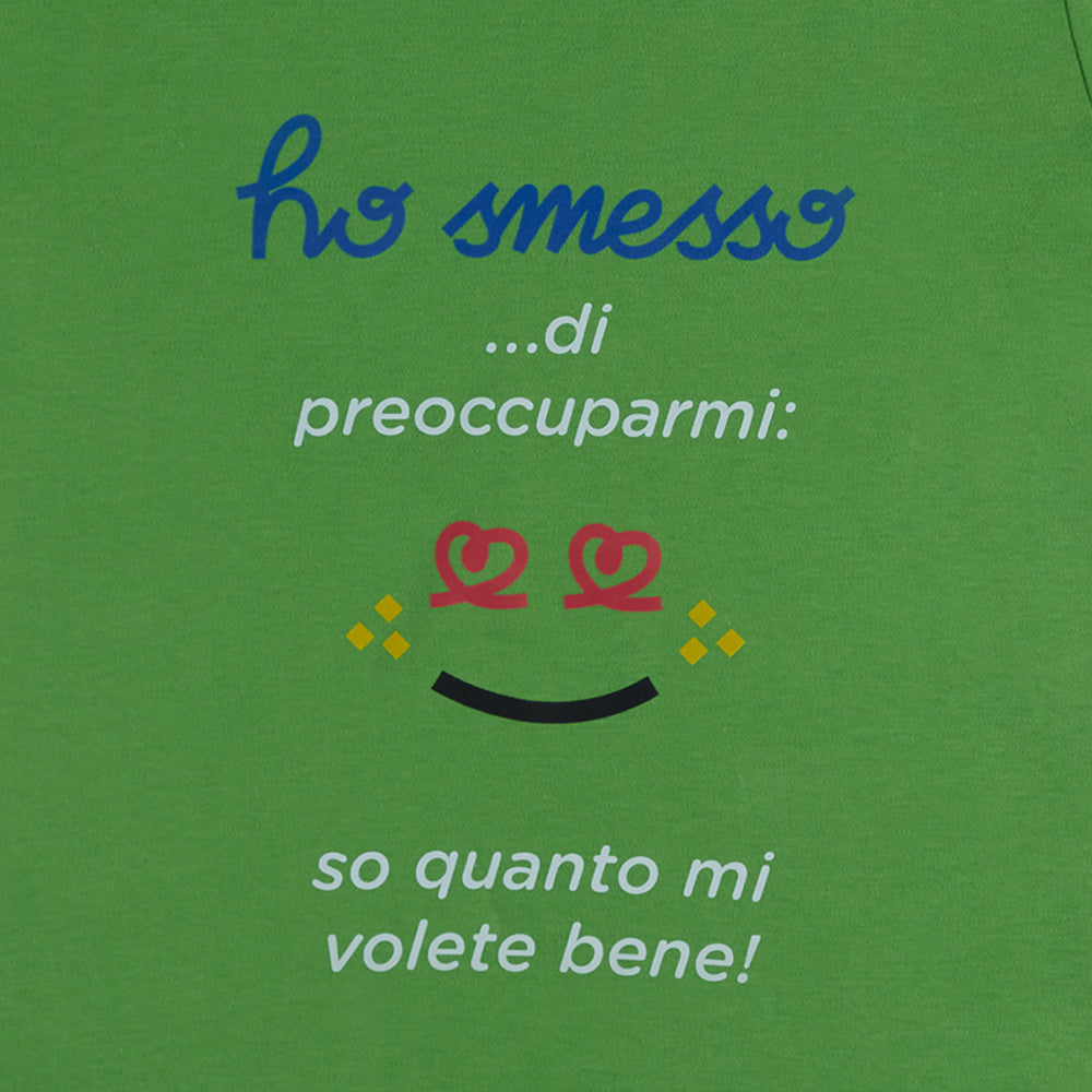 Pigiama Bambino verde “Bene” ser 2 pezzi