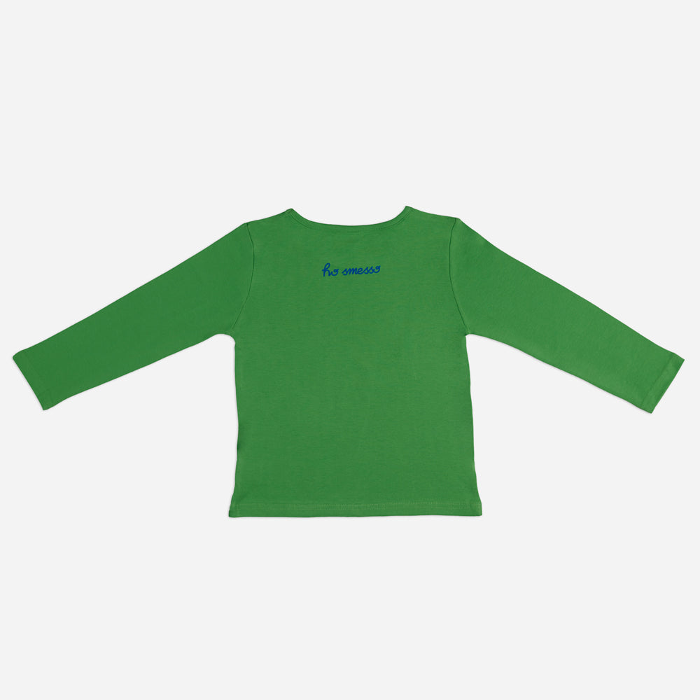 Pigiama bambina verde “tanto così” due pezzi