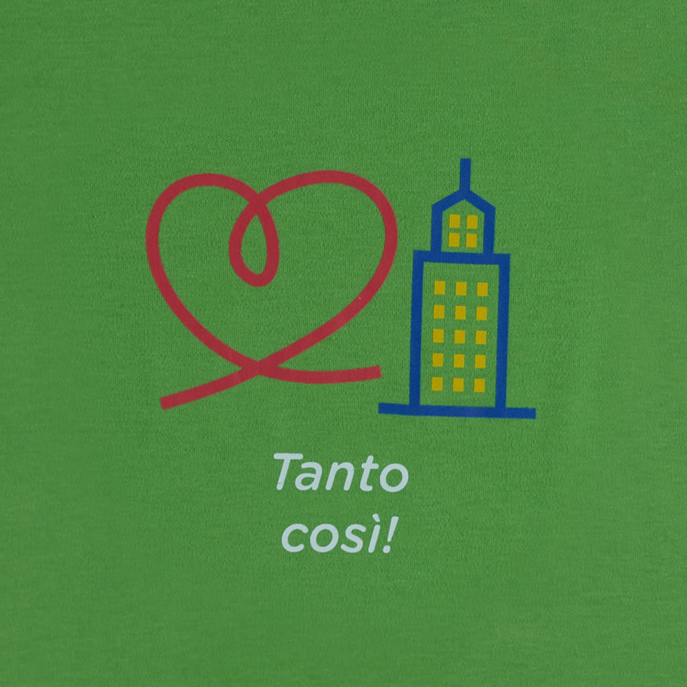 Pigiama bambina verde “tanto così” due pezzi