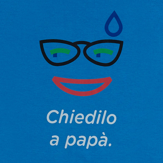 Pigiama Donna Blu “Chiedilo a Papà” set 2 pezzi