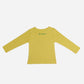 Pijama amarillo “Cavoli” para niña, conjunto de 2 piezas