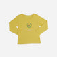 Pijama amarillo “Cavoli” para niña, conjunto de 2 piezas