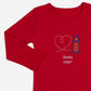 Pigiama bambina rosso “Tanto Così” set 2 pezzi