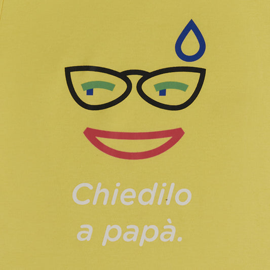 Pigiama Donna Giallo “Chiedilo a Papà” set 2 pezzi