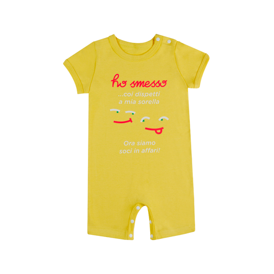 Abbigliamento simpatico neonato e bimbi HO SMESSO