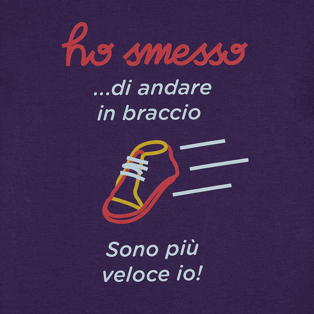 Pagliaccetto Neonato Viola “Sono più veloce”