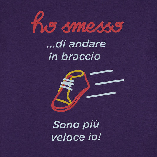 Pagliaccetto Neonato Viola “Sono più veloce”