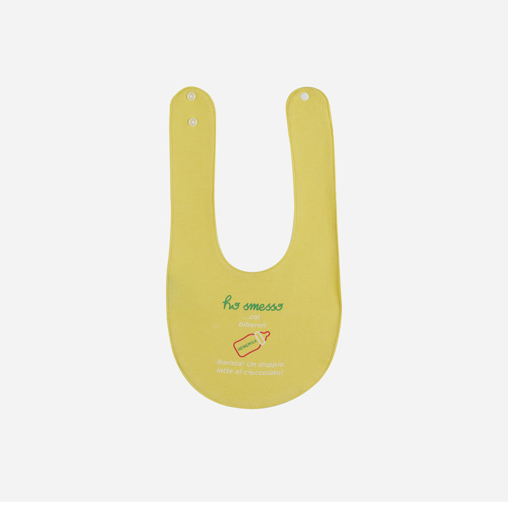 3 Layer Baby Bib | Yellow