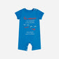 Blue Newborn Romper “Socio”