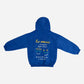 Giacca a vento bambini Unisex “Buona Fortuna” Blu