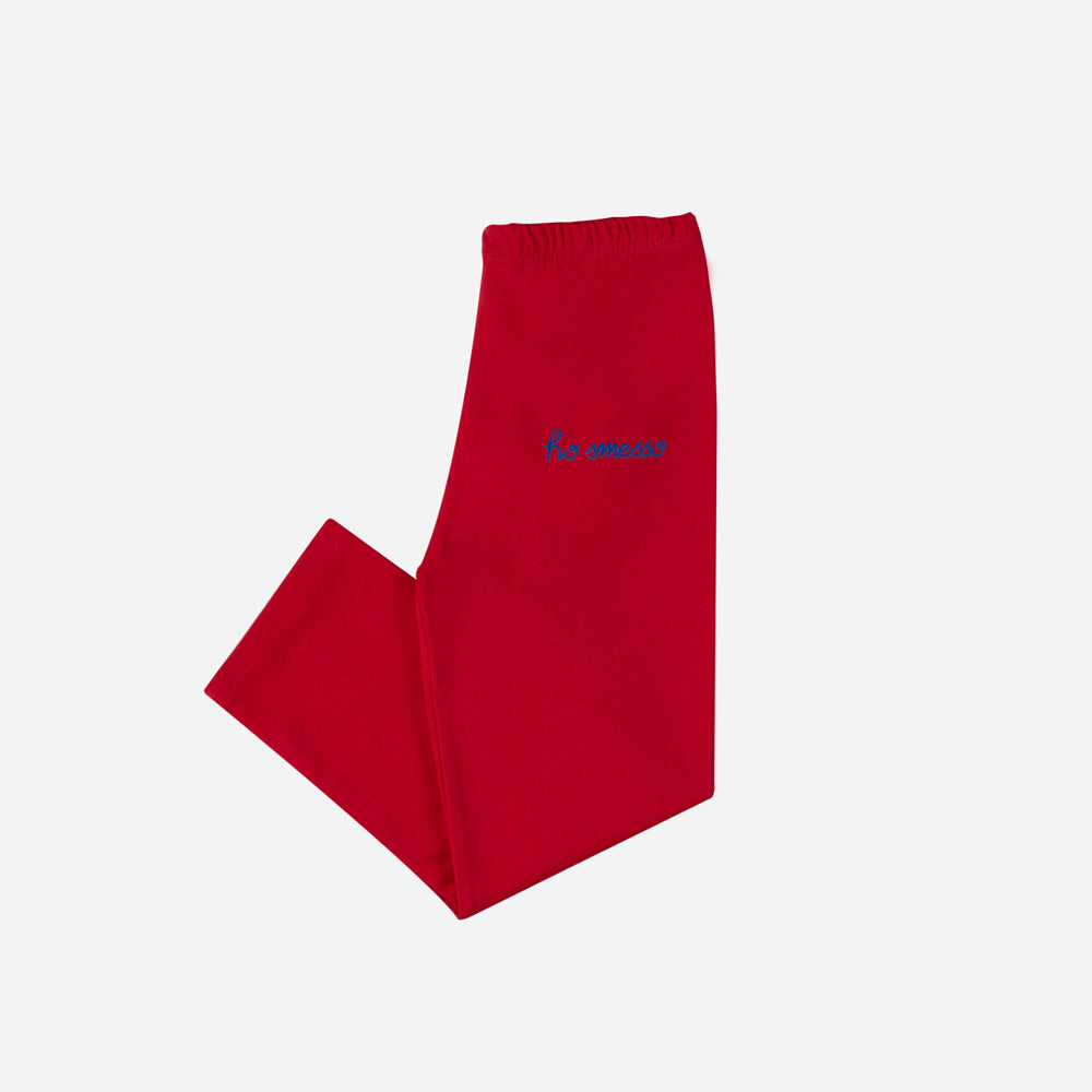 Pigiama Bambino rosso “Bene” set 2 pezzi