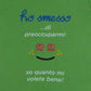 Pigiama Bambino verde “Bene” ser 2 pezzi
