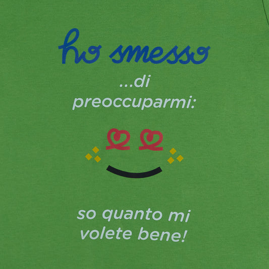 Pigiama Bambino verde “Bene” ser 2 pezzi
