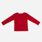 Pigiama Bambino rosso “Bene” set 2 pezzi