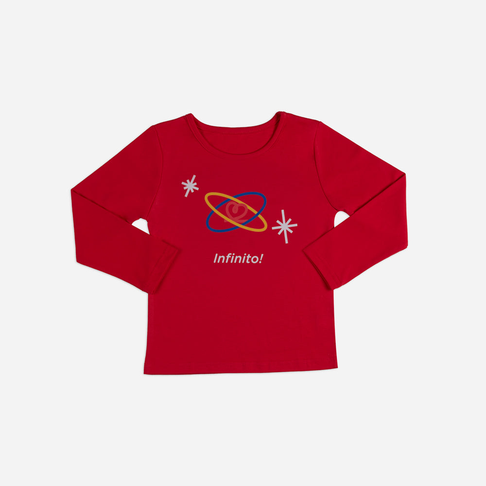 Women's Pajamas Red "infinity" set 2 pieces