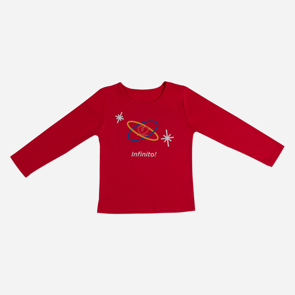 Women's Pajamas Red "infinity" set 2 pieces