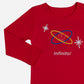 Women's Pajamas Red "infinity" set 2 pieces