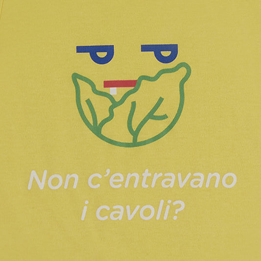 Pigiama bambina giallo “Cavoli” set 2 pezzi