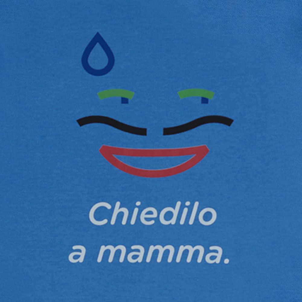 Pigiama Uomo Blu “Chiedilo a mamma” set 2 pezzi