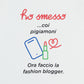 T-shirt Bambina Bianca “Fashion Blogger”
