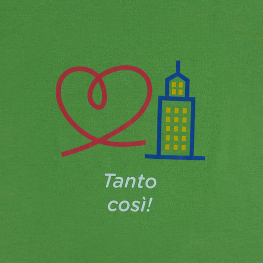Pigiama bambina verde “tanto così” due pezzi